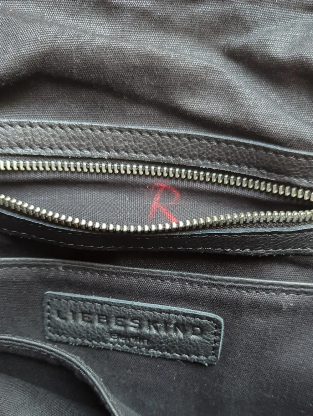 Liebeskin Berlin Black Leather Hobo Bag